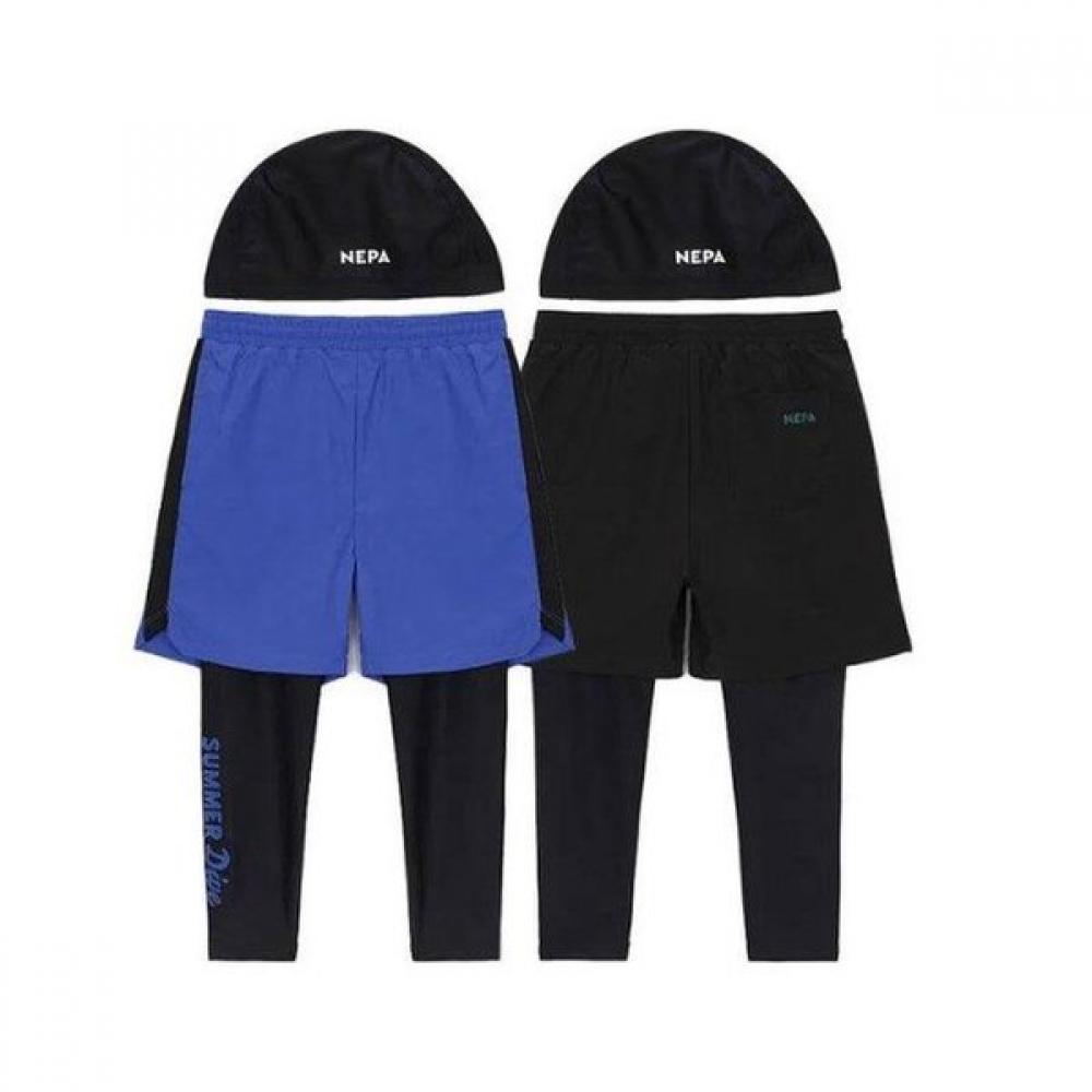 Nepa Kids Rash Guard Water Pants Leggings Kkd3016 ULTRA MARINE(L33)/155 blue