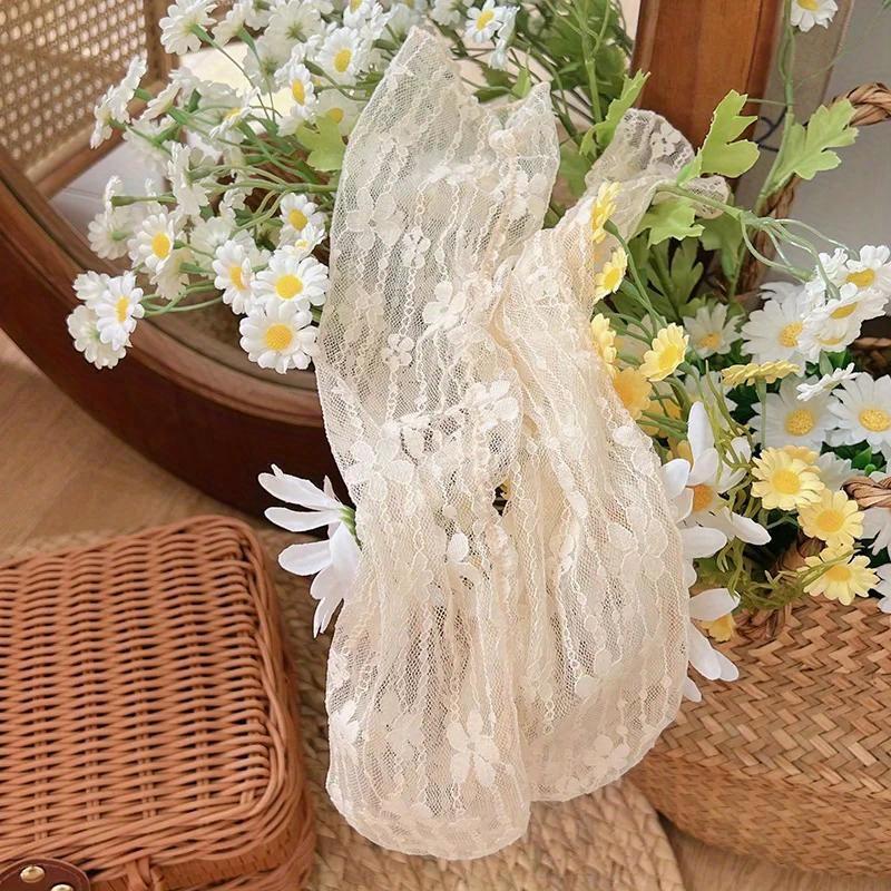 Женские носки Harajuku Ladies Breathable Transparent Floral Ladies Flower Ladies Sweet Mesh Fishnet Socks Soft Funny Socks Hosiery one-size белый LCAuto parts