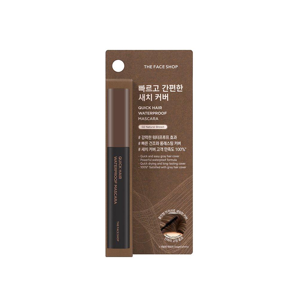 [The Face Shop] Quick Hair Mascara (нет. 02 натуральный коричневый) brown