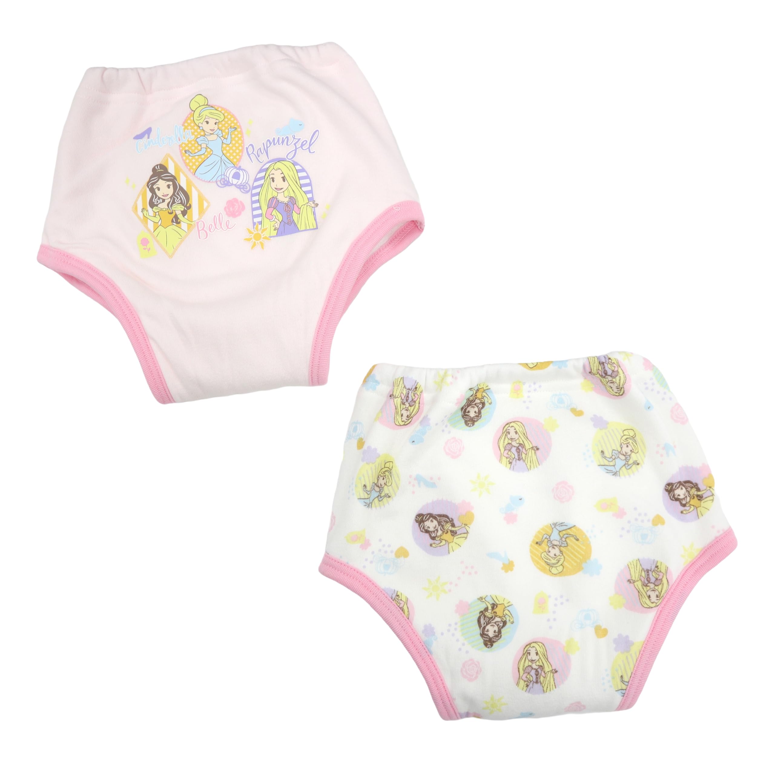 Takihyo Disney Minnie & Princess Тренировочные трусики, 6-слойные, Набор из 2 шт., Детский размер 215105374, Принцесса  25, Размер 80 beige RURI Japan product