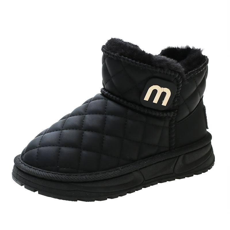 Новые детские повседневные зимние ботинки 26 чёрный Gtime Shoes