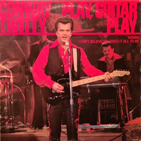LP Пластинка CONWAY TWITTY - Играй, гитара, играй MCA2262 MCA Records 1977 США Кантри Б/У brown RecordCityJP
