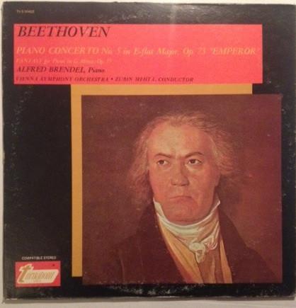 LP Record ALFRED BRENDEL, WIENER SYMPHONIKER, - Piano Concerto No.5 In E Flat, Op.7 TVS34402 Turnabout US Classical Used RecordCityJP