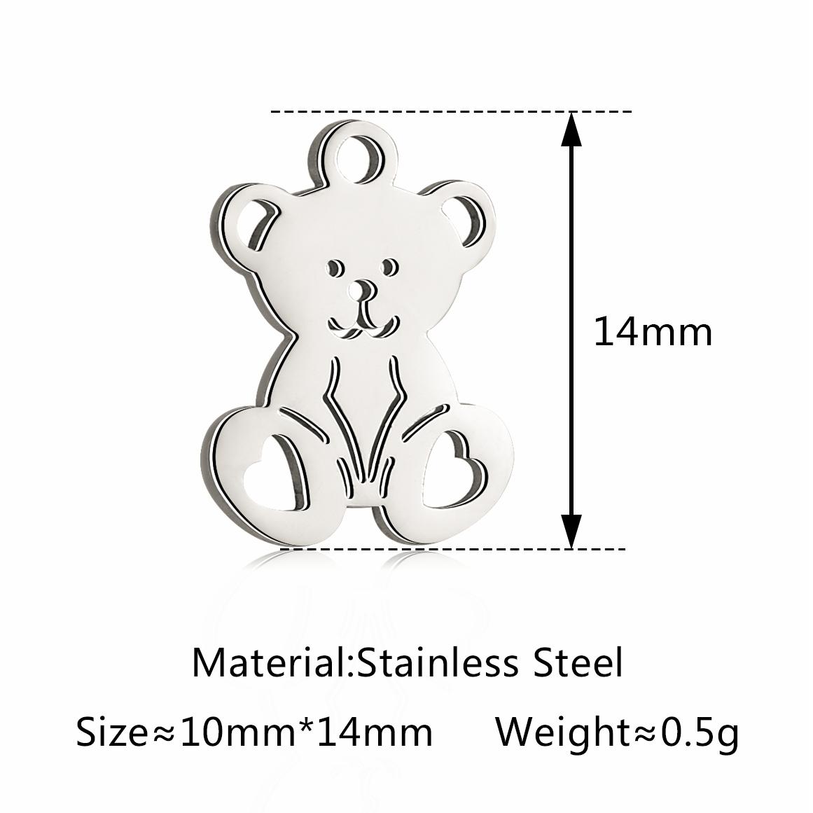 5Pc Baby Charm Nipple/Angel/Love Heart House/Stroller Charms Stainless Steel Birth Christening Shower Pendant DIY Jewelry Making white D3 market