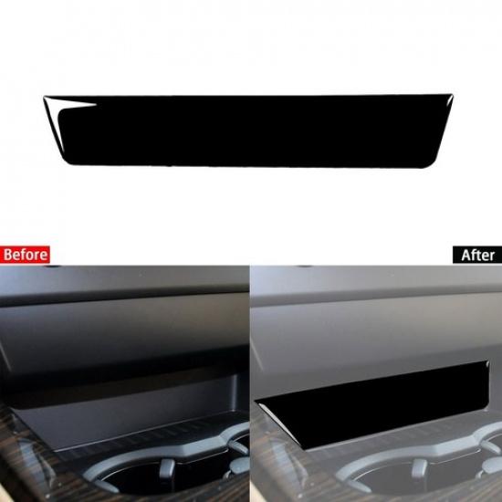 Glossy Piano Black Gear Shift Panel Storage Cover For BMW X3 X4 F25 F26 2011-17 black 91440111MAC2E40T58