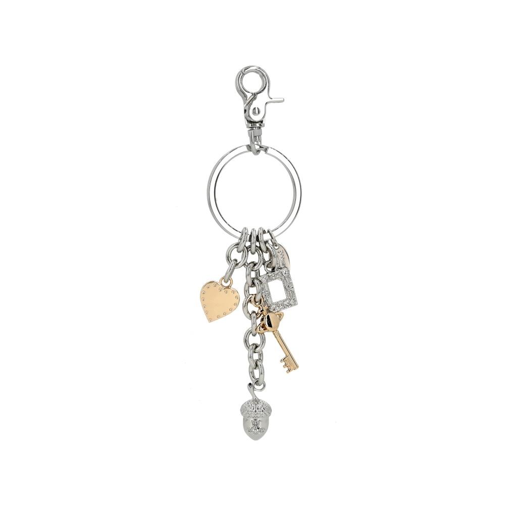Брелок для ключей Vivienne Westwood с несколькими подвесками 8203012bu Om001f P404 8203012BU OM001F P404 gray TrendMecca Watches