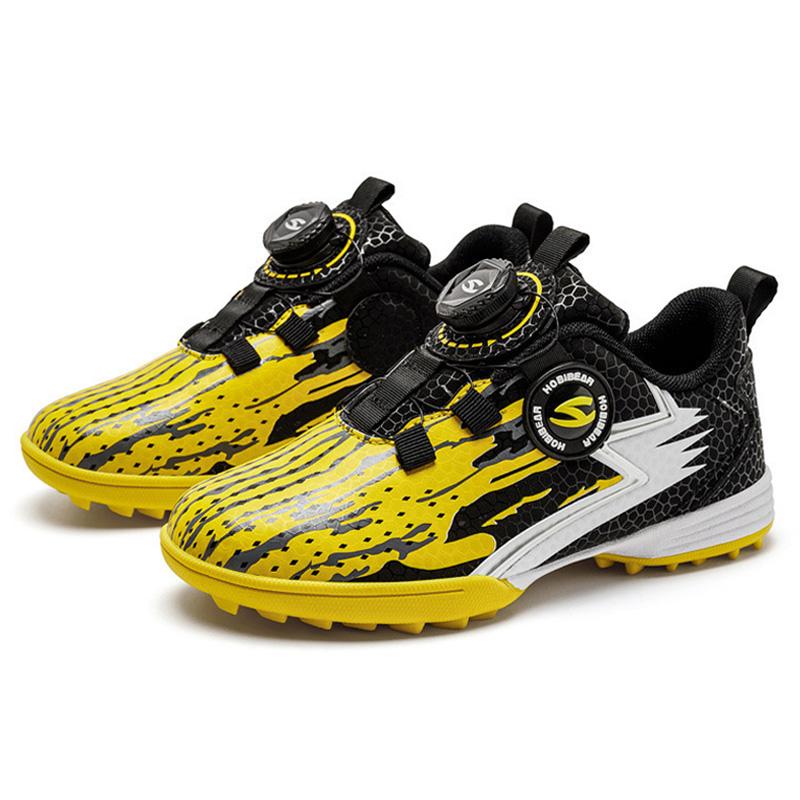 TaoBo Swivel Button Football Boots Lightweight Girls Students Splint Size 33-41 TF/FG Boys Training Soccer Shoes 33 жёлтый Treasure Shoe House