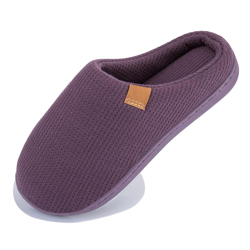 Winter Men Slippers Big Size 48 Warm Men s Slippers Short Plush Home Soft Slippers for Men Hard-wearing Non-slip Women Slippeers 37-38 фиолетовый Stride Haven