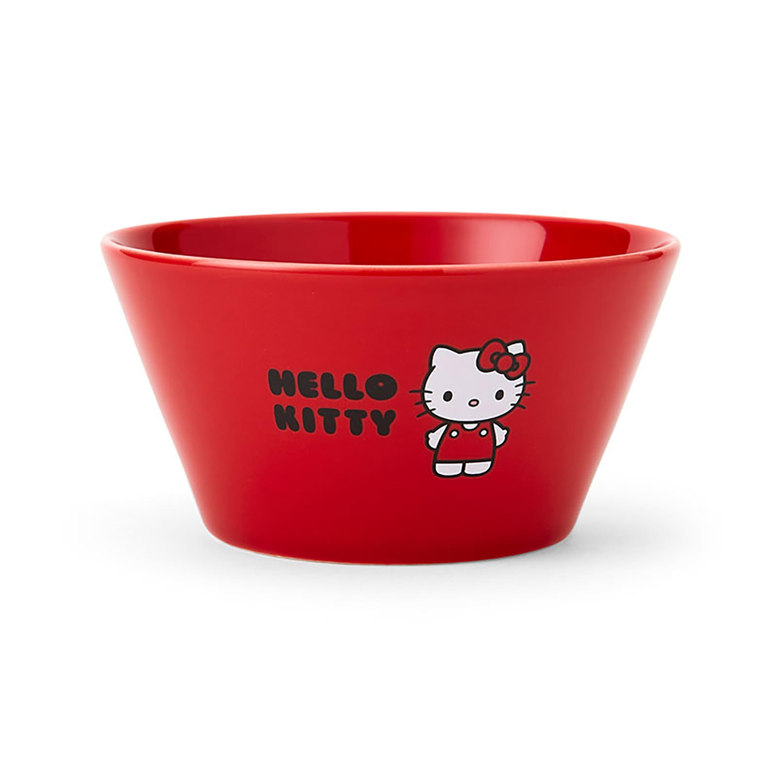 Sanrio Hello Kitty и Сушилка для посуды 190004 Миска, Микроволновая печь, Посудомоечная машина, Безопасный, Керамика, red
