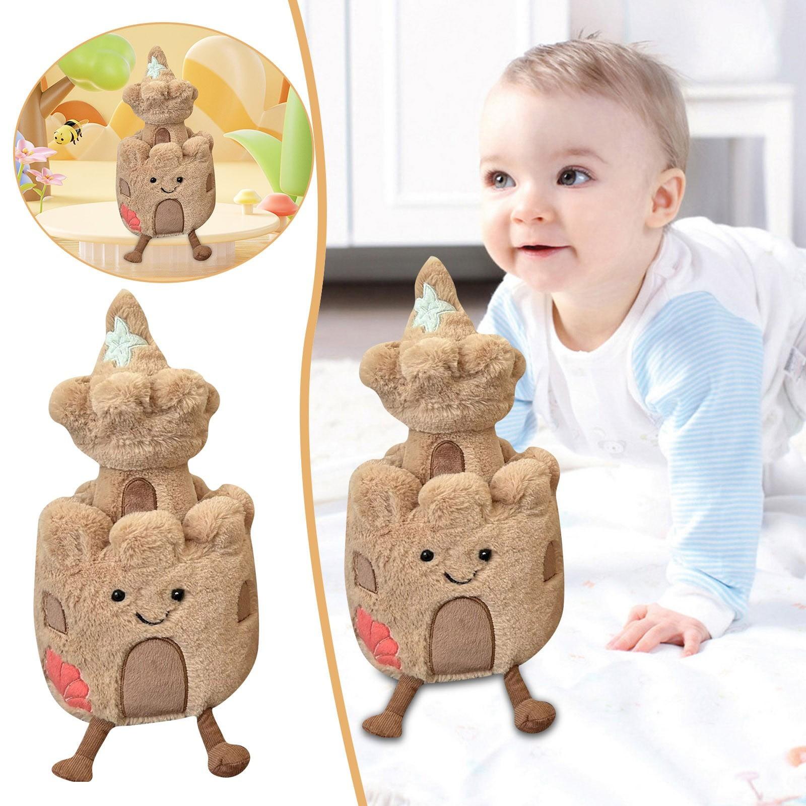 Мягкая игрушка кукла, тряпичная кукла для малышей, подходит для девочек, подарок на день рождения, рождественский подарок на плюшевую игрушку One Size beige Didadi 2