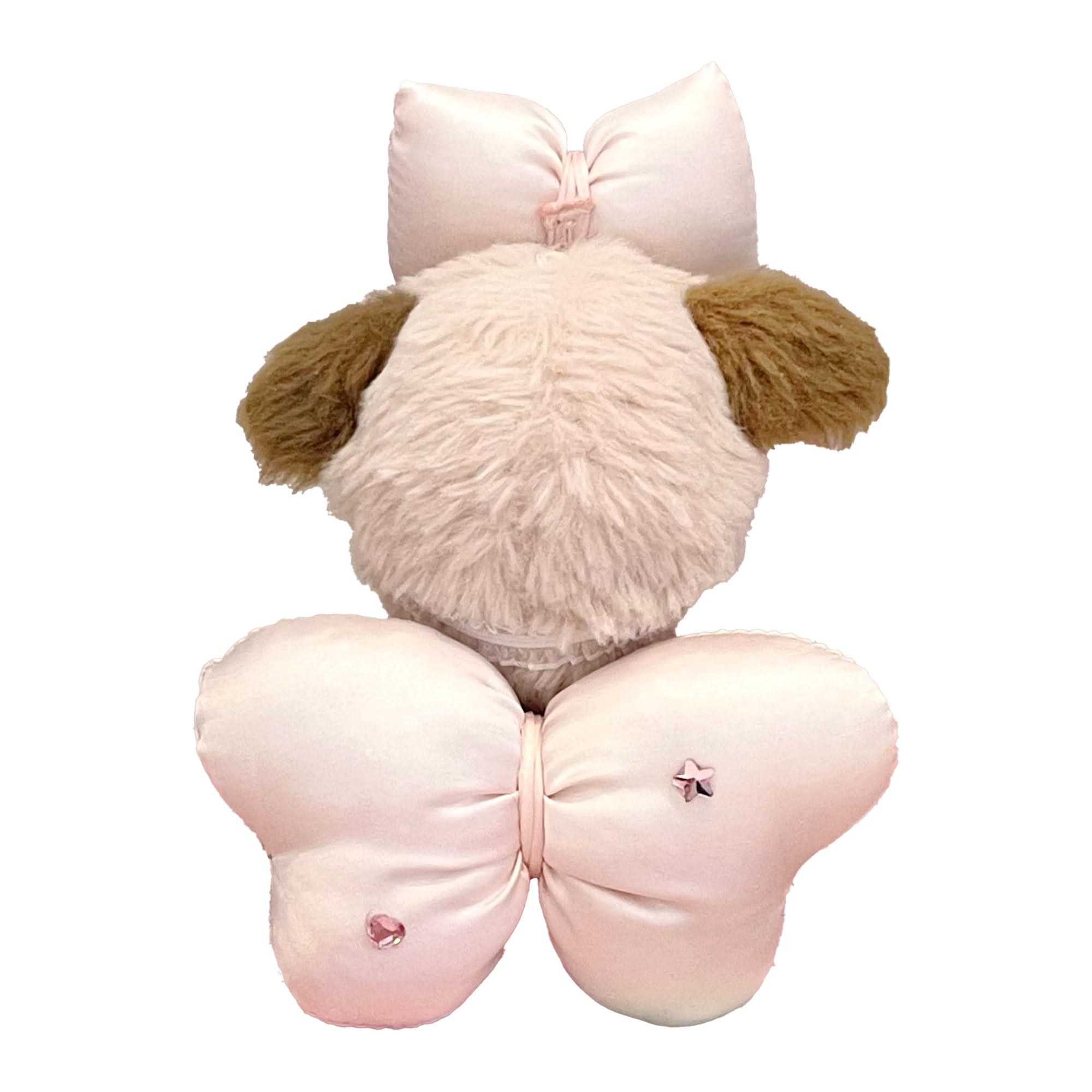 Butterfly Wing & Ribbon Set for 10-20cm Plush Toys, Pink [Used] beige hayatospeed