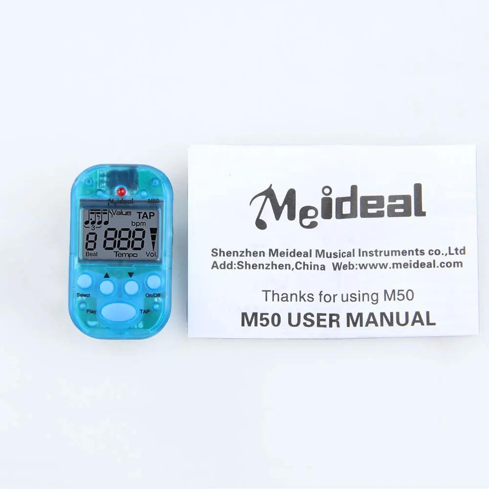1-10 шт. M50 Мини Музыкальный Метроном LCD Клип-он Двухканальный Цифровой Тюнер Метроном Гитара Пианино Metronomo Практичные Аксессуары gray Modern Home Furnishing