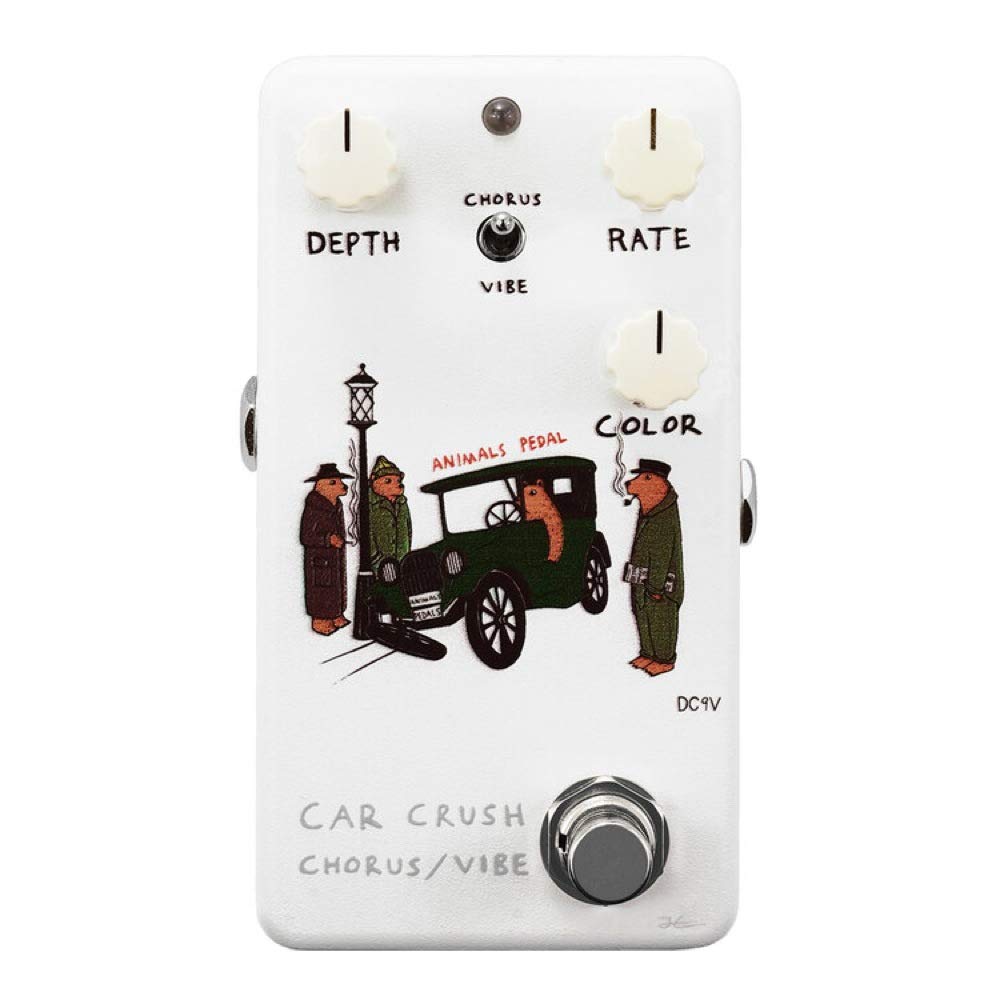Animals Pedal Car Crush Chorus Univibe Guitar Effector Chorus/Vibe белый