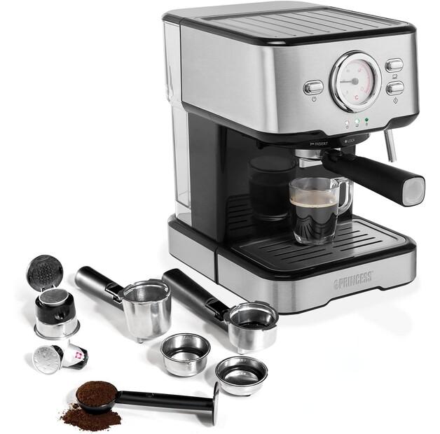 Кофемашина Princess 249412 для эспрессо и капсул gray Storr.pl