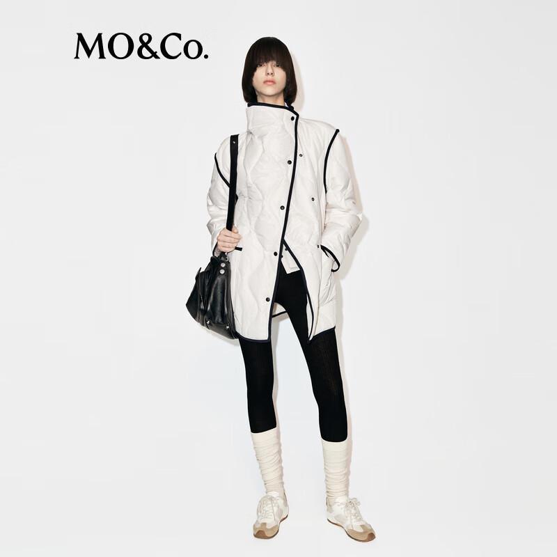MO&Co. Женский пуховик с воротником XS /155 грязно-белый JDST online