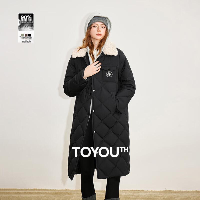 Женская стеганая парка средней длины Chuyu L чёрный JDST SELECTION
