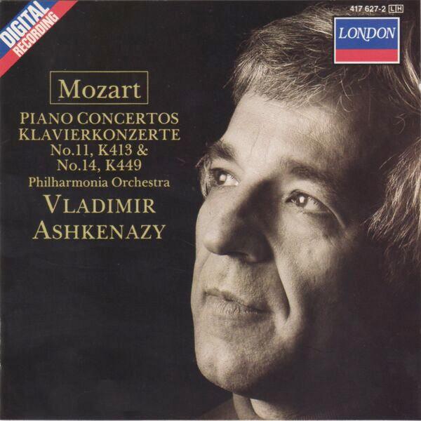 CD WOLFGANG AMADEUS MOZART - PHILHARMO - Piano Concertos No. 11, K413 & No.  4176272 London Records 1988 US Classical Used beige RecordCityJP