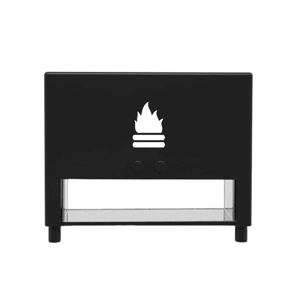 Увлажнитель воздуха ulation Flame с функцией бесшумного USB-аромата в форме шкафа для гостиной, распылитель ароматизатора для дома, спальни и офиса black Elenxs Life