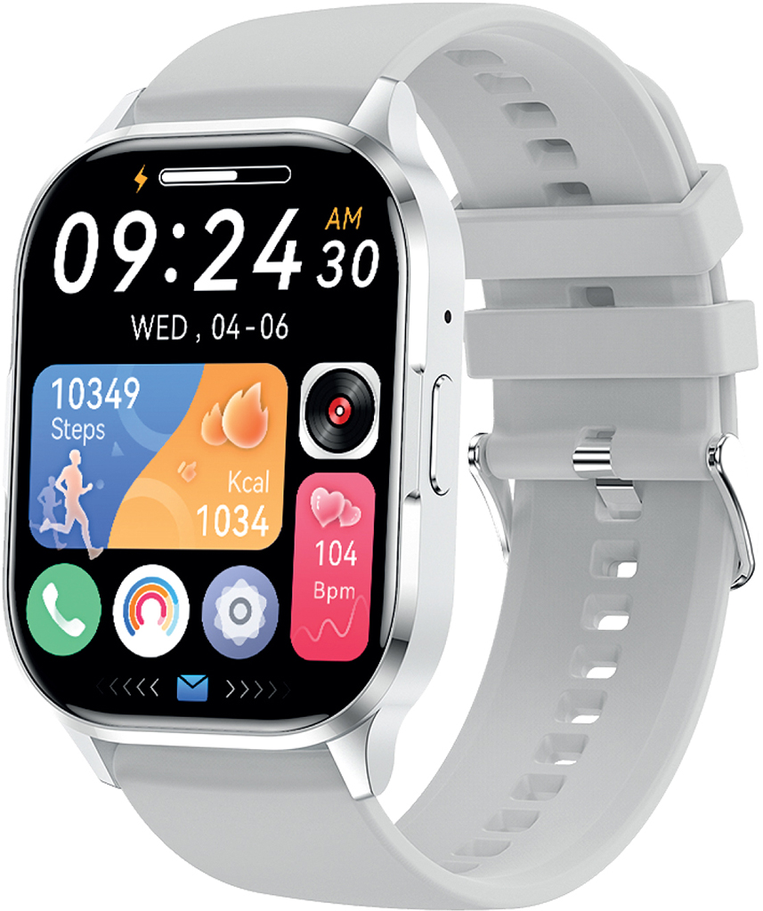Умные часы Fontel iWatch 10 Серебристые iWatch 10 Amoled silver