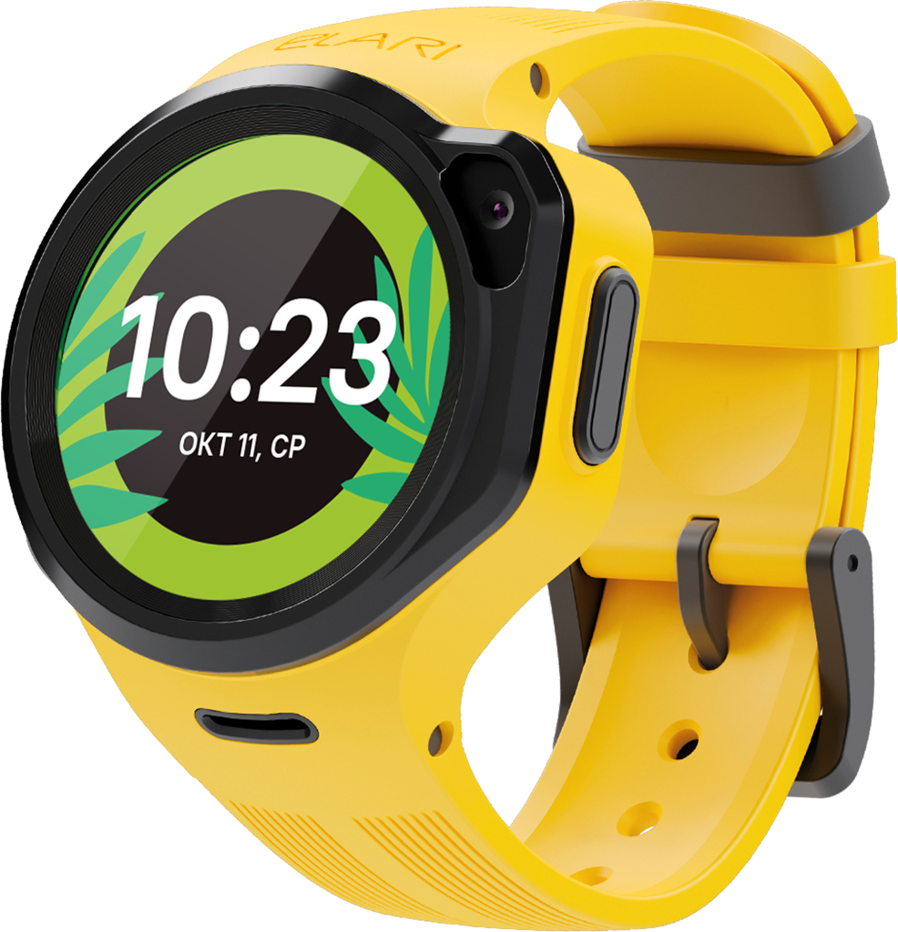 Умные часы Elari Kidphone 4GR M Жёлтые KP-4GR-M-YEL