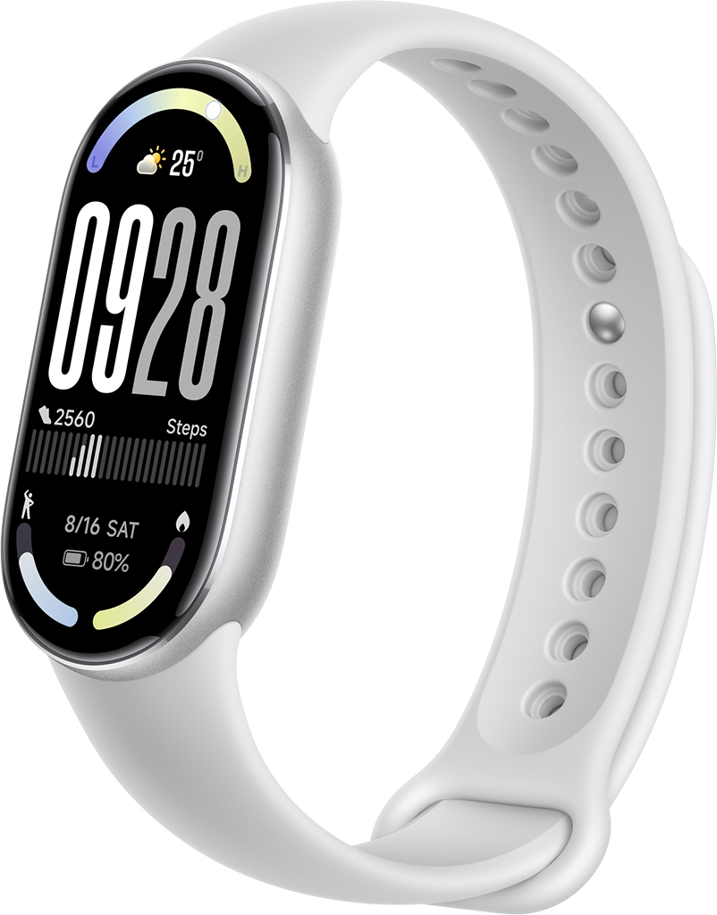 Фитнес-браслет Xiaomi Smart Band 10 Серебристый BHR07PSGL