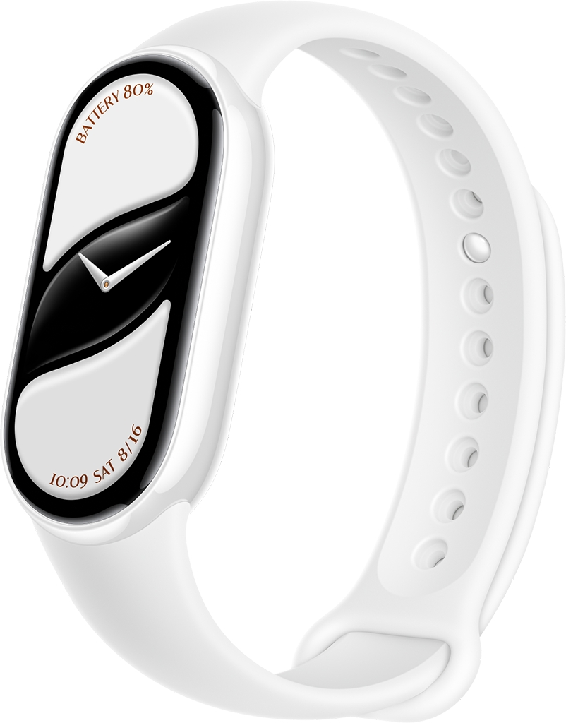 Фитнес-браслет Xiaomi Smart Band 10 керамическая версия «Жемчужный белый» BHR07Y5GL