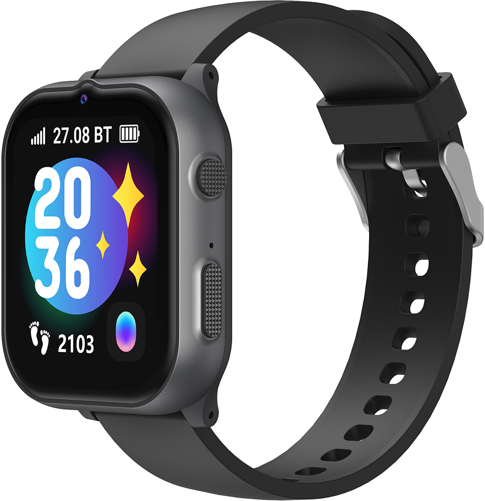 Умные часы Geozon Element 4G Тёмно-серые G-W32DGR
