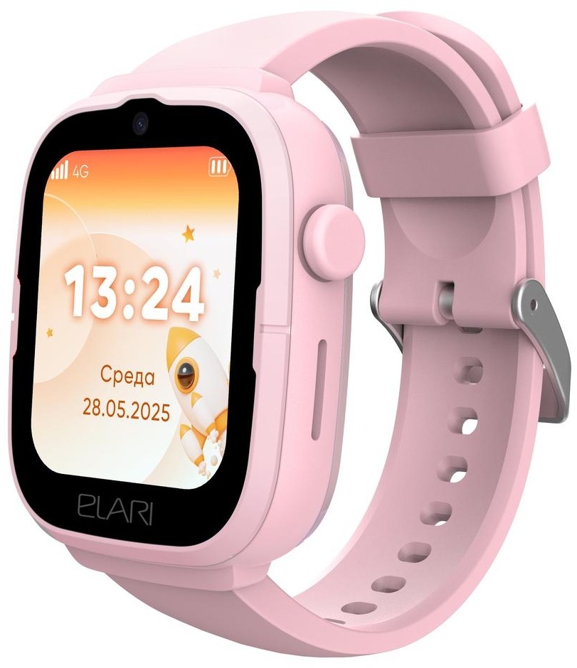 Умные часы Elari 4G Go Розовые KP-4G-Go-PNK
