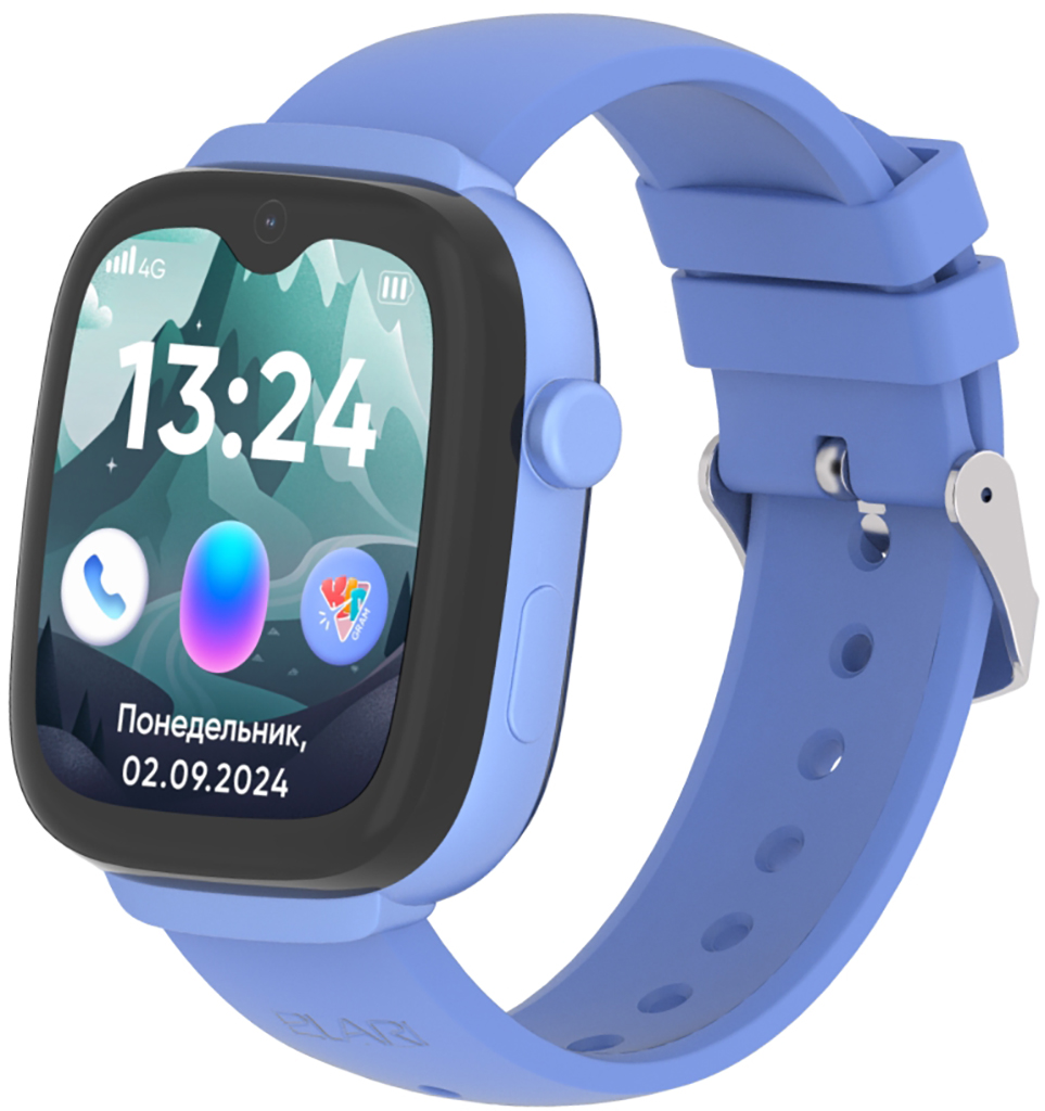 Умные часы Elari KidGram 4G Синие KP-4G-K-BLUE