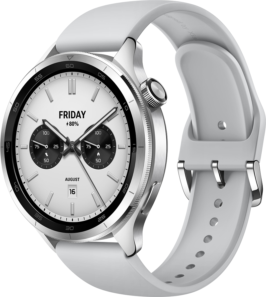 Умные часы Xiaomi Watch S4 Серебристые BHR9197GL