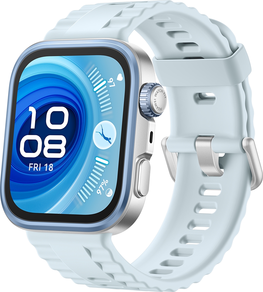 Умные часы Huawei Watch Fit 4 Pro Голубые 55020FAH