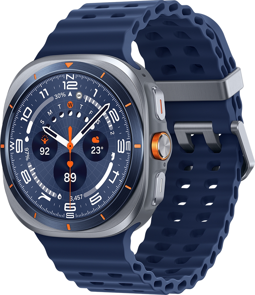 Умные часы Samsung Galaxy Watch Ultra 2025 LTE 47 мм «Синий титан» SM-L705FZB1CAU