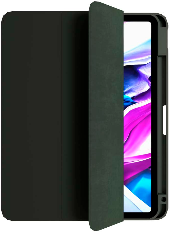 Чехол-книжка VLP Split Folio для планшета Apple iPad Pro M4 11" Тёмно-зелёный 10517004