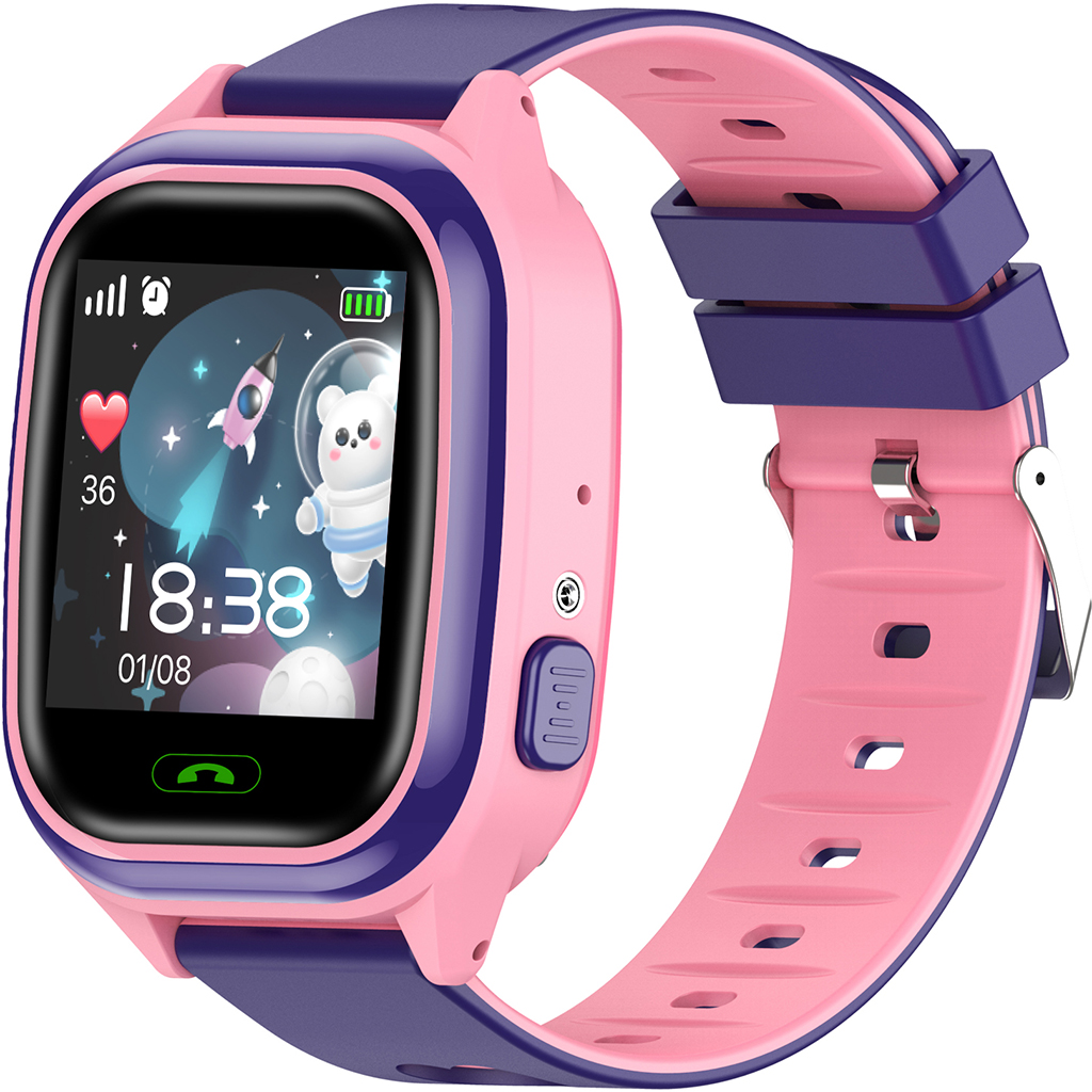 Умные часы Leef Globe Розово-фиолетовые Globe pink + violet