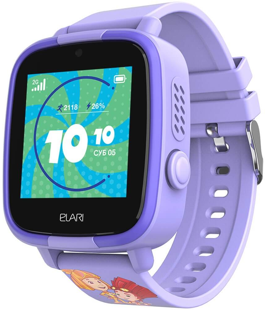 Умные часы Elari FixiTime Fun Фиолетовые FT-F-VIOLET