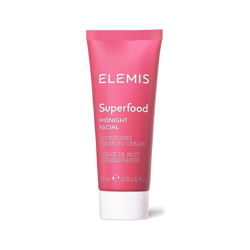 Питательный ночной крем для лица  2 в 1 Суперфуд 15 мл Elemis