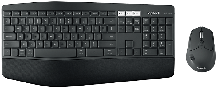 Клавиатура и мышь беспроводная (комплект) Logitech MK850 Perfomance BT черный, 920-008232/920-008226