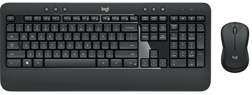 Клавиатура и мышь беспроводная (комплект) Logitech MK540 Advanced черный, 920-008686