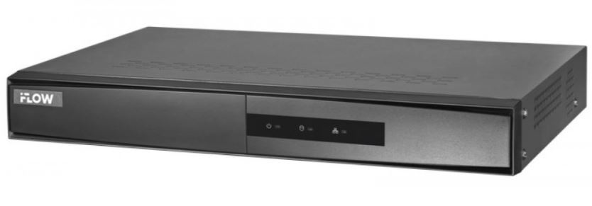 Видеорегистратор IP iFlow F-NR-104E 4-х канальный, c 4-мя PoE интерфейсами, видеовход: 4 IP 6Мп, аудиовход: 1 канал RCA, видеовыход: 1 VGA и 1 HDMI до