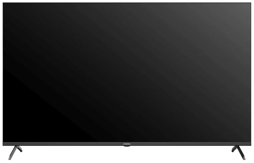 Телевизор Digma DM-LED55UQB31 QLED 55" Google TV Frameless Metal черный/черный 4K Ultra HD 60Hz MEMC DVB-T DVB-T2 DVB-C DVB-S DVB-S2 USB WiFi Smart TV