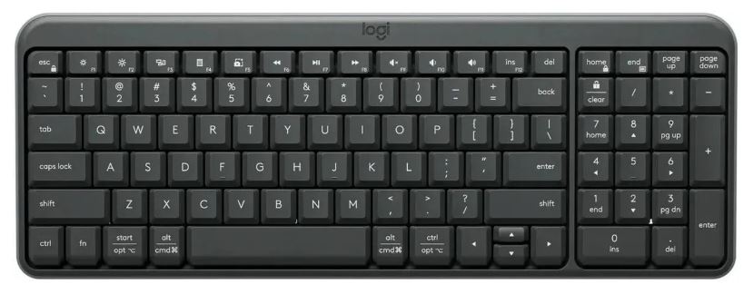 Клавиатура Wireless Logitech K250 graphite 920-013452
