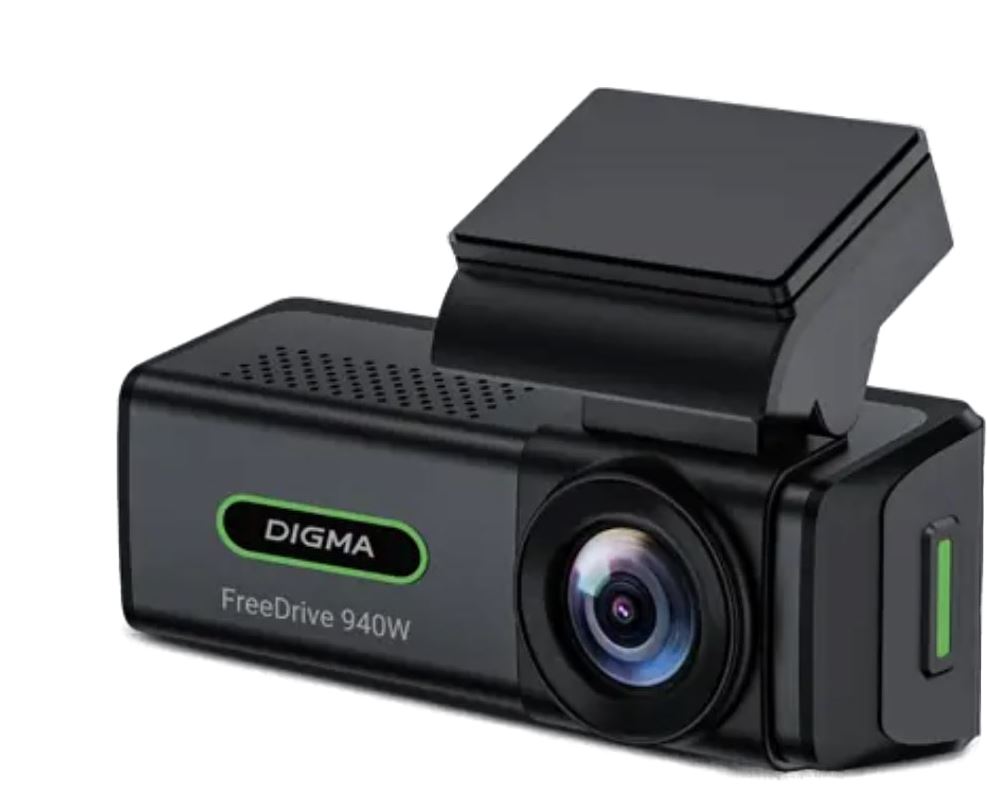 Видеорегистратор Digma FreeDrive 940W max FD940WM черный 4Mpix 2160x3840 170гр. карта в комплекте:32Gb Allwinner