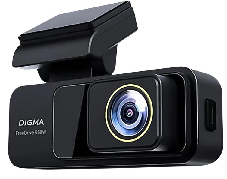 Видеорегистратор Digma FreeDrive 950W FD950W черный 4Mpix 3840x2160 170гр. Hi3516 СV610