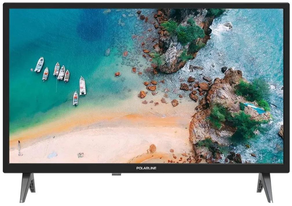 Телевизор LED POLARLINE 24PL51TC-SM 24" черный HD 50Hz DVB-T DVB-T2 DVB-C WiFi Smart TV (RUS)