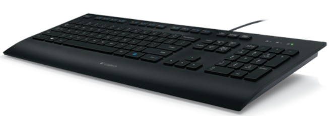 Клавиатура проводная Logitech K280E черная, 920-005215