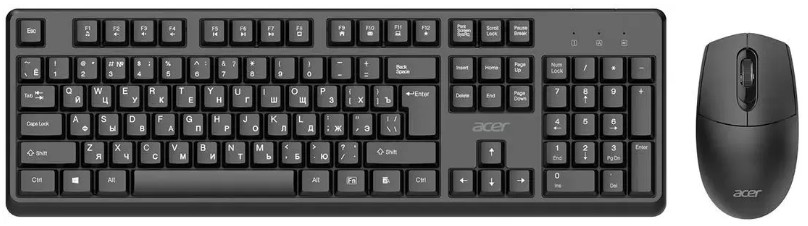 Клавиатура и мышь Acer OCC501 ZL.ACC11.00H клав:черный мышь:черный USB Multimedia