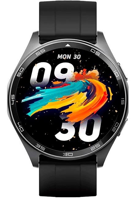 Часы TTEC Tempus Pro 2S12WS 47 mm Amoled Screen Round Case Smartwatch. Цвет: черный