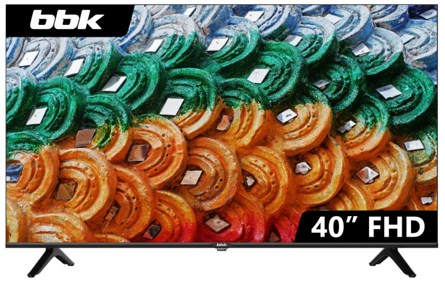 Телевизор BBK 40LEM-1030/FTS2C (B) 40" черный FHD 50Hz DVB-T2 DVB-C DVB-S2 USB (RUS)
