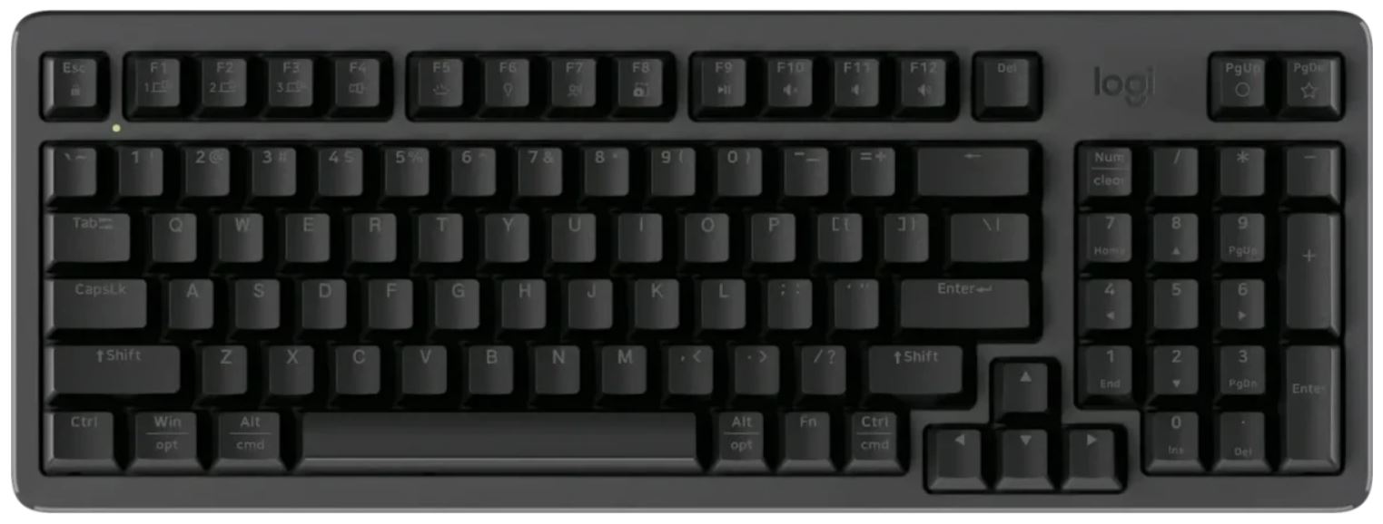 Клавиатура Logitech K868 920-013912 механическая, черный, USB, BT/Radio