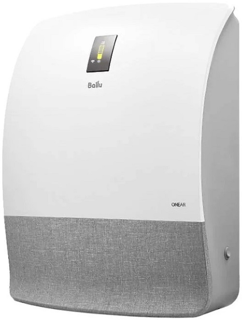 Приточная установка Ballu ONEAIR ASP-200S Очиститель воздуха приточный, 6 ступеней очистки, 200 м³ в час, Белый/Серый